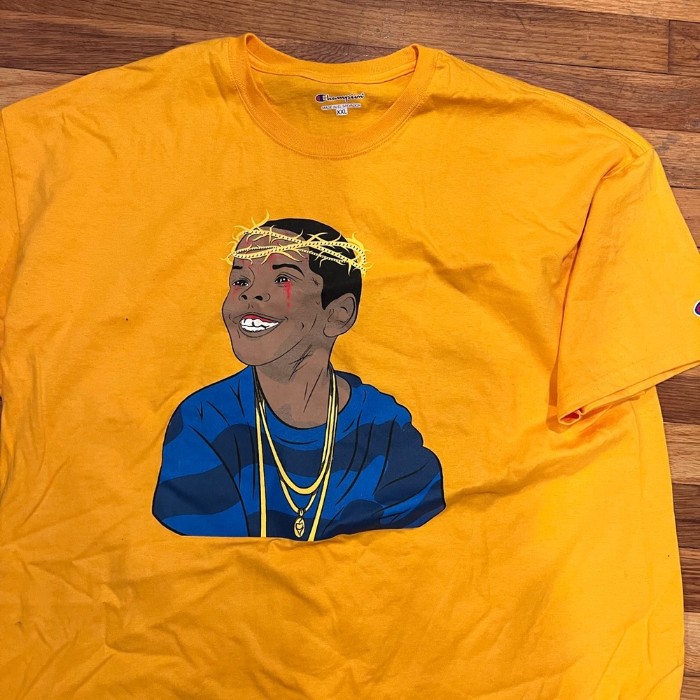 WESTSIDE GUNN GXFR GRISELDA FLY GOD Champion Yellow Tee